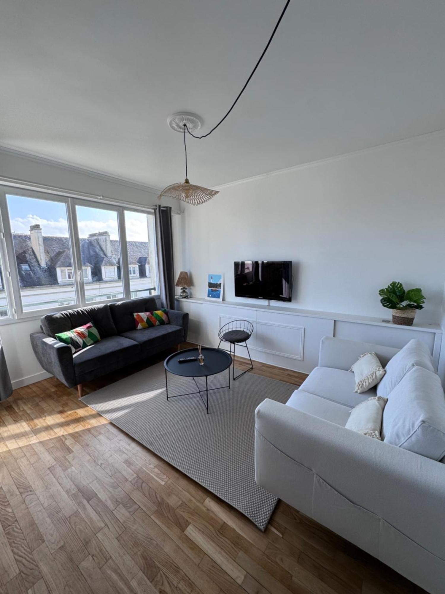 Charmant Appartement T3 Avec Balcon, Centre-Ville Λοριάν Εξωτερικό φωτογραφία